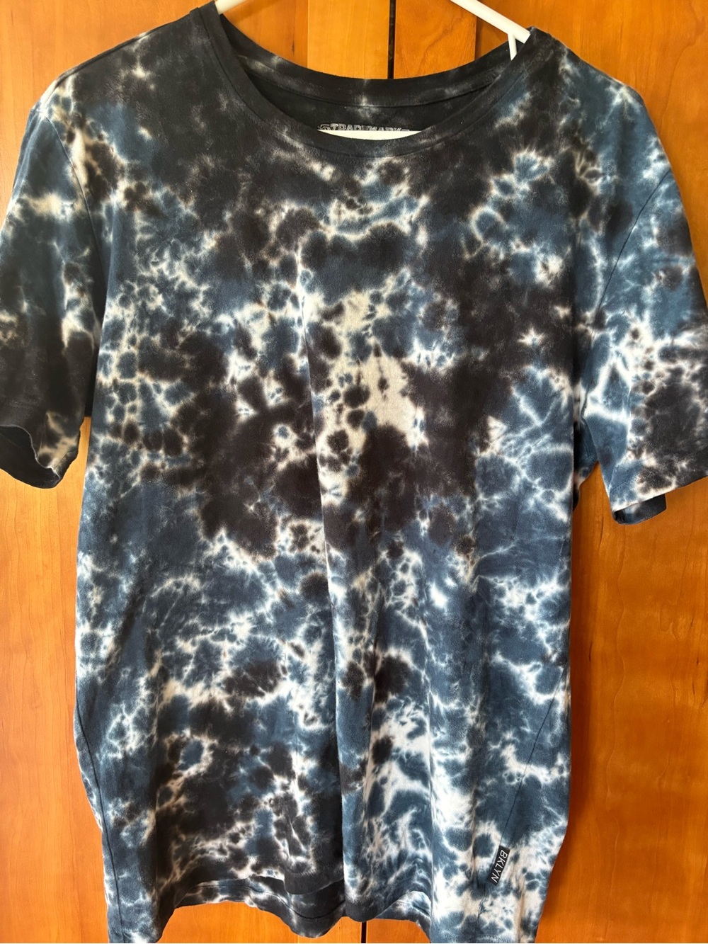 Brooklyn Cloth Black and White Tie-Dye Short Sleeve Tee